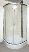 Kabiny prysznicowe - Omnires BRONX 80x100 transparentne - miniaturka - grafika 1