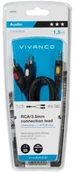 Kable - Vivanco Kabel Jack 3.5 mm 2xRCA 1.5m 46030) Jack 3.5 mm 2xRCA 1.5m 46030) - miniaturka - grafika 1