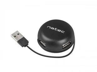 Natec Hub USB 4 porty Bumblebee USB 2.0 czarny + EKSPRESOWA NHU-1330 - Huby USB - miniaturka - grafika 3