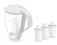 Uzdatniacze wody - DAFI Dzbanek Szklany Led Crystal +3 Wkłady Classic - miniaturka - grafika 1