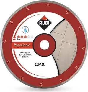Rubi RUBI Tarcza diamentowa z NACIĘCIEM SPIRALNYM do gresu porcelanowego CPX PRO 200x25,4x7x1,6mm 30964 30964 - Materiały ścierne - miniaturka - grafika 5