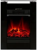 Kominki elektryczne - El Fuego kominek elektryczny z efektem pozornie prawdziwego płomienia B, 1 sztuki,, Tessin Czarny - miniaturka - grafika 1