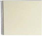 Albumy fotograficzne - goldbuch Goldbuch album spiralny, Bella Vista, 35 x 30 cm, 40 czarnych stron, len, piaskowoszary, 25 523 - miniaturka - grafika 1