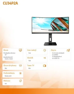 AOC CU34P2A - Monitory - miniaturka - grafika 4