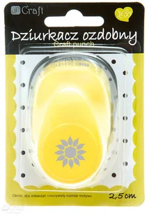 DZIURKACZ OZDOBNY 2,5 CM SŁONECZNIK - Scrapbooking - miniaturka - grafika 3