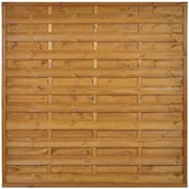 Ogrodzenia - Vidaxl OBI pełny NOLE prosty 180x180 złoty dąb - miniaturka - grafika 1