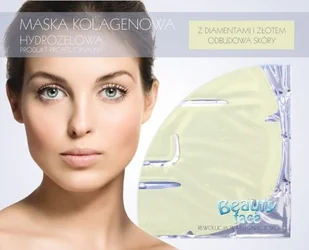 Beauty Face ODMŁADZAJĄCO ROZŚWIETLAJĄCA KOLAGENOWA MASKA Z DIAMENTAMI I ZŁOTEM 404 COLMASKPRO - Maseczki do twarzy Beauty Face ODMŁADZAJĄCO ROZŚWIETLAJĄCA KOLAGENOWA MASKA Z DIAMENTAMI I ZŁOTEM 404 COLMASKPRO - Maseczki do twarzy - miniaturka - grafika 1