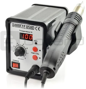 Stacja lutownicza hotair Zhaoxin 858D z wentylatorem w kolbie - 700W LUT-07154 - Akcesoria do lutowania Stacja lutownicza hotair Zhaoxin 858D z wentylatorem w kolbie - 700W LUT-07154 - Akcesoria do lutowania - miniaturka - grafika 1