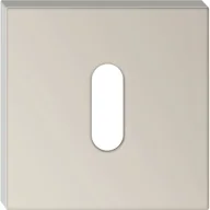 Klamki - Metal-bud Rozeta kwadratowa dolna klucz nikiel - miniaturka - grafika 1