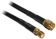 Kable - Delock Antena WiFi Przedłużacz [1x złącze męskie SMA 1x złącze żeńskie SMA] 5 m czarny pozłacane styki (HA-G101 HA-G101 EF) - miniaturka - grafika 1