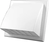 Kratki wentylacyjne - Parkanex Wyrzutnia Ścienna Z Zaworem Zwrotnym 150 Wh - miniaturka - grafika 1