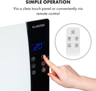 Klarstein Klarstein Lindholm, grzejnik konwekcyjny, termostat, timer, 2000 W HTR2-Lindholm B - Ogrzewanie przenośne Klarstein Klarstein Lindholm, grzejnik konwekcyjny, termostat, timer, 2000 W HTR2-Lindholm B - Ogrzewanie przenośne - miniaturka - grafika 17