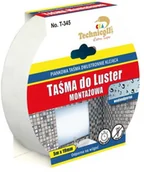 Inne mocowania - Technicqll Taśma montażowa do luster rolka 5 m x 19 mm T-345 - miniaturka - grafika 1