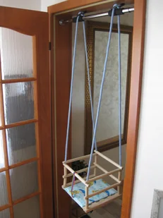 Malimas Huśtawka Drewniana z poduszką - Place zabaw - miniaturka - grafika 9