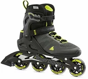 Rolki - Rollerblade Unisex łyżworolki dla dorosłych Macroblade 80, kolor czarny/limonkowy, 290 07100600-1A1 - miniaturka - grafika 1