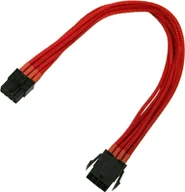 Kable komputerowe i do monitorów - Nanoxia Kabel zasilający 8-Pin PCI-E przedłużacz 30cm red - 900300022 - miniaturka - grafika 1