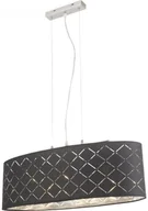 Lampy sufitowe - Globo Lighting Oświetlenie CLARKE Lampa Wisząca Nikiel matowy, 3-punktowe 15229H2 - miniaturka - grafika 1