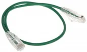 Kable - ABCVISION Patchcord RJ45/6/0.5-G-THIN kat6 zielony 0.5m RJ45/6/0.5-G-THIN - miniaturka - grafika 1