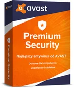 Programy antywirusowe - Avast Software Software Premium Security Licencja na 1 rok 1 stanowisko - miniaturka - grafika 1