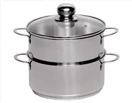 Krüger garnek do gotowania na parze, stal nierdzewna, srebro, 20 cm KEC 20