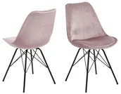 Krzesła - Actona Krzesło Eris róż 82042 - miniaturka - grafika 1