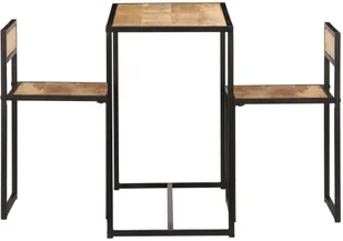 vidaXL 3-częściowy zestaw jadalniany, lite drewno mango - Stoły z krzesłami - miniaturka - grafika 6