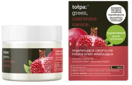 Tołpa GRREN CZERWONE OWOCE Regenerująca całonocna maska-krem witalizująca 50 ml - Maseczki do twarzy - miniaturka - grafika 2