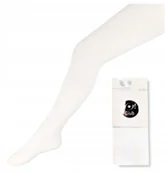 Rajstopy dziecięce - Yo! Rajstopki Rajstopy Bawełniane 128-134 Białe - miniaturka - grafika 1