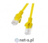 LANBERG Patchcord PCU5-20CC-0050-Y kat.5e 0,5M żółty 10-pack PCU5-20CC-0050-Y - Kable miedziane - miniaturka - grafika 2