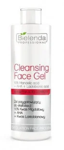 Bielenda Professional Cleansing Face Gel 10% Mandelic Acid + AHA + Lactobionic Acid żel przygotowujący do eksfoliacji 200g - Żele do mycia twarzy - miniaturka - grafika 7