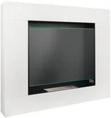 Biokominki - Biokominek wolnostojący z szybą ASNE biały - miniaturka - grafika 1