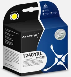 Asarto Tusz AS-B1240YXL yellow zamiennik Brother LC1240Y AS-B1240YXL - Tusze zamienniki - miniaturka - grafika 3