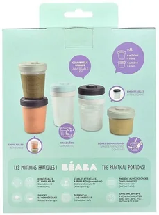 Beaba Zestaw słoiczków Clip 8 szt. (4x150ml + 4x250ml) solution-bc-7164-0 - Akcesoria do karmienia - miniaturka - grafika 9