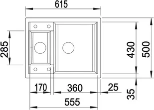 Blanco METRA 6 SZAMPAN 516175 - Zlewozmywaki - miniaturka - grafika 4