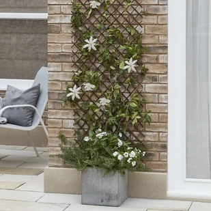 Kratka wiklinowa rozkładana 180 x 90 cm - Kratki i pergole - miniaturka - grafika 2