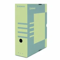 Pudła i kartony archiwizacyjne - Donau Pudełko archiwizacyjne A4 100mm szary karton PU.024.194/4 - miniaturka - grafika 1