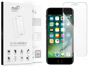 movear Szkło Hartowane 2.5D na iPhone 8 Plus / 7 Plus GLASS mSHIELD AIP7PGPM14A00 - Szkła hartowane na telefon - miniaturka - grafika 2