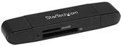 Czytniki kart pamięci - StarTech.com StarTech.com USB 3.0 czytnik kart SD i microSD  USB-C i USB-A  przenośny czytnik kart USB SD i microSD SDMSDRWU3AC - miniaturka - grafika 1