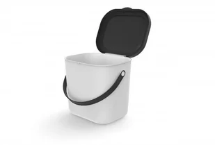 Rotho Kosz do segregacji śmieci Albula 6 L BIAŁY 1030301023 - Kosze na śmieci - miniaturka - grafika 2