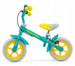 Milly Mally Rowerek biegowy Dragon z hamulcem Mint - Rowerki biegowe - miniaturka - grafika 10