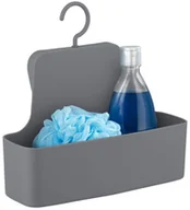 Półki łazienkowe - Wenko Półka prysznicowa zawieszana BARCELONA w kolorze antracytowym B07PG3M2JQ - miniaturka - grafika 1