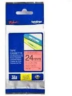 Ta$163ma do Brother TZe-451 czerwone tło/czarny nadruk 24mm x 8m zamiennik - Etykiety do drukarek - miniaturka - grafika 4