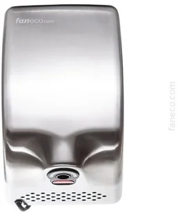 Faneco Suszarka do rąk PASSAT V 1350 W stal szlachetna matowa - Suszarki do rąk i włosów - miniaturka - grafika 4