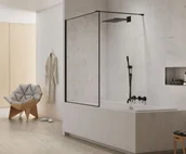 Parawany nawannowe - New Trendy NEW MODUS BLACK 60x150 EXK-1932-WP - miniaturka - grafika 1