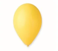 Gemar Balloons Balony 12" Pastel GEMAR Yellow 100 szt G110/02 - Balony i akcesoria - miniaturka - grafika 3