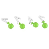 Pozostałe akcesoria kuchenne - Tadar ZESTAW 4 OBCIĄŻNIKÓW DO OBRUSU ZIELONE JABŁKO 5907558771305 - miniaturka - grafika 1