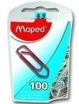 Maped Spinacze kolorowe 100szt. 321011 - Spinacze i klipsy do papieru - miniaturka - grafika 2