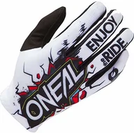 Rękawiczki sportowe damskie - O'NEAL O'NEAL | Rękawice kolarskie i motocrossowe | MX MTB DH FR Downhill Freeride | Wytrzymałe, elastyczne materiały, wentylowana dłoń | Matrix Glove Villain | Unisex | Czarny Biały | Size S 0391-018 - miniaturka - grafika 1