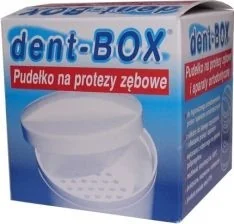 Dent-Box DENT box Pudełko na protezy zębowe i aparaty ortodontyczne - Higiena protez i aparatów ortodontycznych - miniaturka - grafika 2