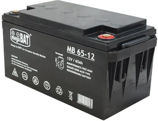 MPL POWER ELEKTRO mpl power elektro Akumulator MPL VRLA MB 65-12 350/166/174mm - Baterie do zasilaczy awaryjnych UPS - miniaturka - grafika 3
